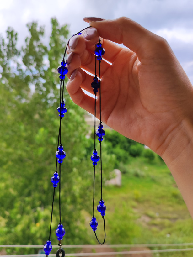 بندعینک کریستالی نخی کد ۰۴